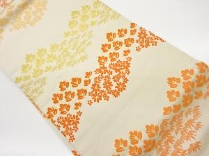 松竹に花模様織出し名古屋帯